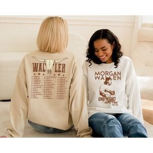 Wallen Western Gift, Wallen 2023 Tour 2 Sided Sweatshirt